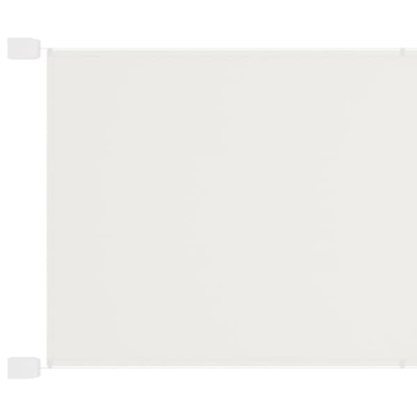 lodret markise 140x270 cm oxfordstof hvid