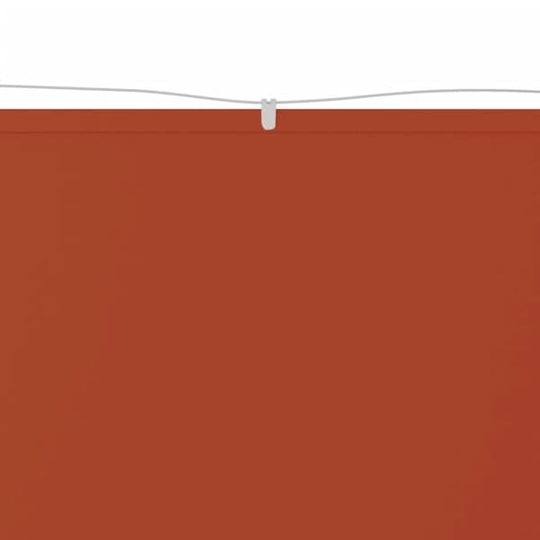 Markis vertikal terrakotta 140x600 cm oxfordtyg