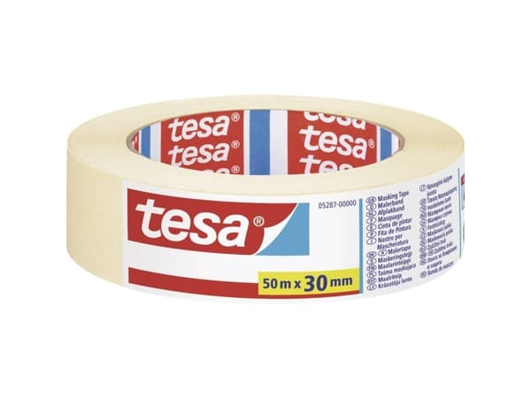 TESA 05287, For malere, Papir, Beige, 4 dager, 50 m, 30 mm