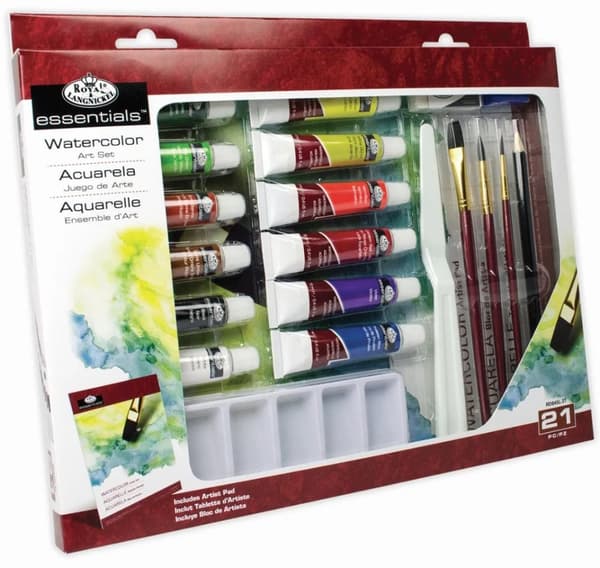 R&amp;L Watercolour Starter Set 21 delar - perfekt startset