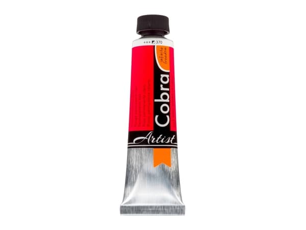 Cobra Artist Water-Mixable Oil Colour Tube Permanent Red Light 370
