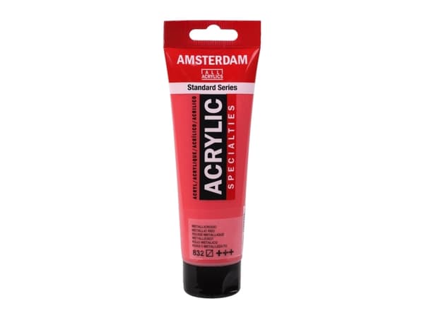 Amsterdam Standard Series Acrylic Tube Metallic Red 832