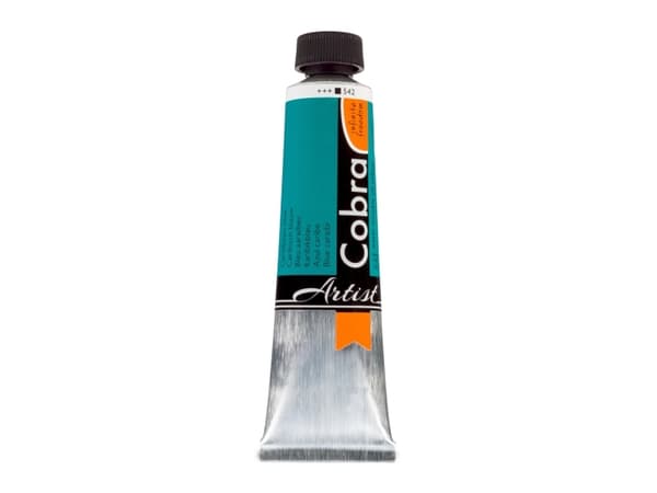 Cobra Artist Water-Mixable Oil Colour Tube Caribbean Blue 542