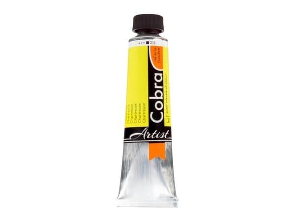 Cobra Artist Water-Mixable Oil Colour Tube Chartreuse 233