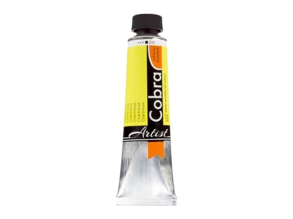 Cobra Artist Water-Mixable Oil Colour Tube Chartreuse 233