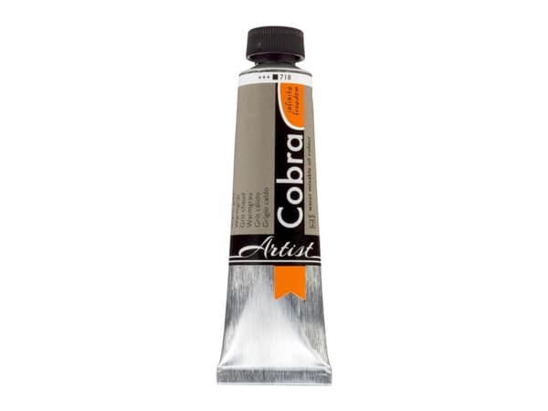 Cobra Artist Water-Mixable Oil Colour Tube Warm Grey 718
