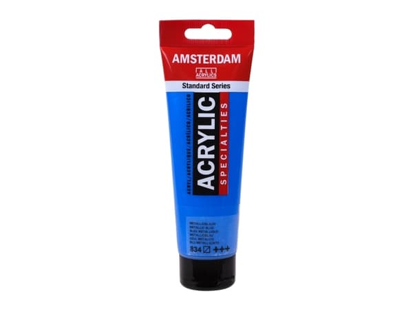 Amsterdam Standard Series Akrylrør Metallic Blue 834