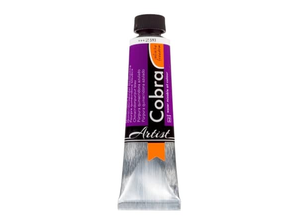 Cobra Artist Water-Mixable Oil Colour Tube Quinacridone Purple Bluish 593