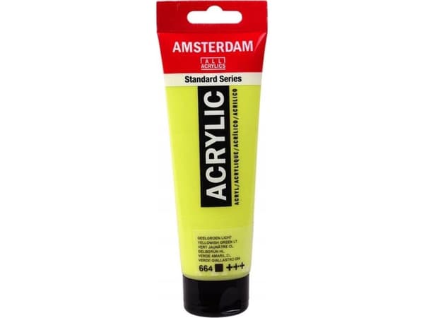 Amsterdam Standard Series Acrylic Tube Yellowish Green Light 664