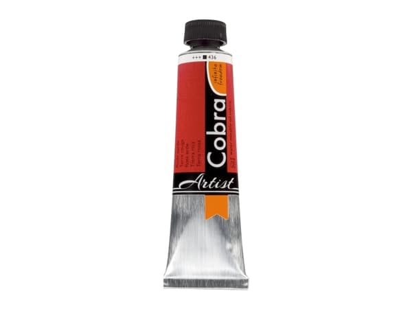 Cobra Artist Water-Mixable Oil Colour Tube Red Earth 436