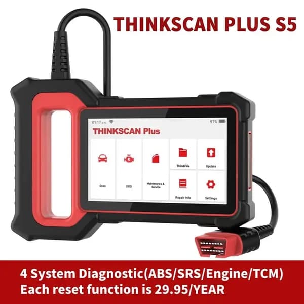 Bil Diagnostiske Værktøjer, Multisystem OBD2 Kodelæser, TænkerCCAN PLUS S5