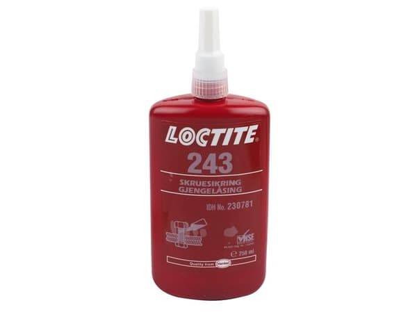 Ruuvilukko Loctite 243 keskivahva 250 ml