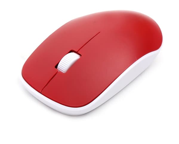Omega OM-420 Wireless Mouse Rød, Hvid