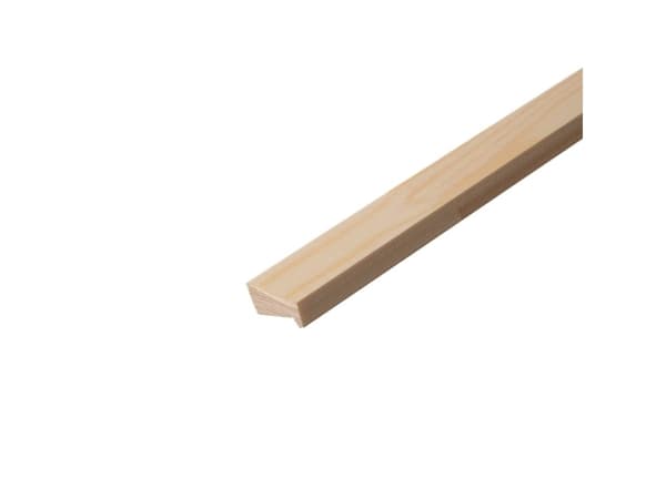 Ikke spesifisert_V Utvendig hjørne 13X22x1200mm Furu