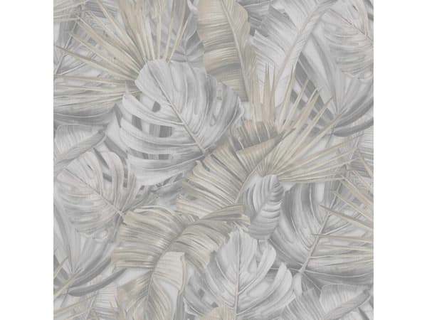 Sintra Wallpaper 525227 Grey Leaves (12)