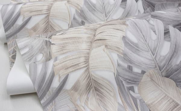 Sintra Wallpaper 525227 Grey Leaves (12)