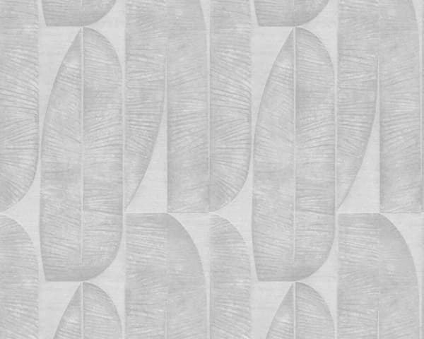 As_Creation Wallpaper 396582 Grey Leaves (12)