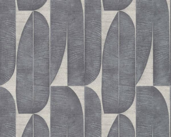 As_Creation Wallpaper 396583 Grey Leaves (12)