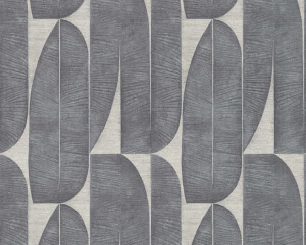 As_Creation Wallpaper 396583 Grey Leaves (12)