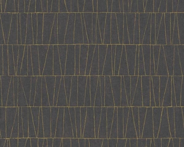 As_Creation Wallpaper 395063 Black Geo Mosaic (12)
