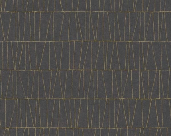 As_Creation Wallpaper 395063 Black Geo Mosaic (12)
