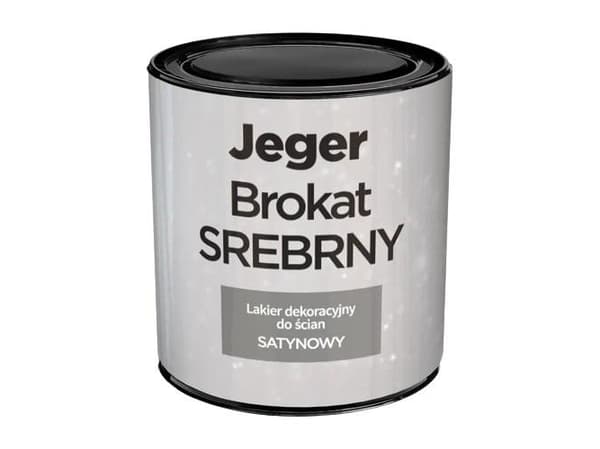 Varnish Glitter Jeger Silver 0.5L