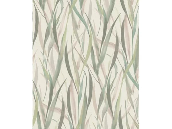 Rasch Wallpaper 330212 Green Yellow Leaves
