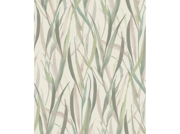 Rasch Wallpaper 330212 Green Yellow Leaves
