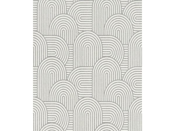 Rasch Wallpaper 634143 White Gray Geom