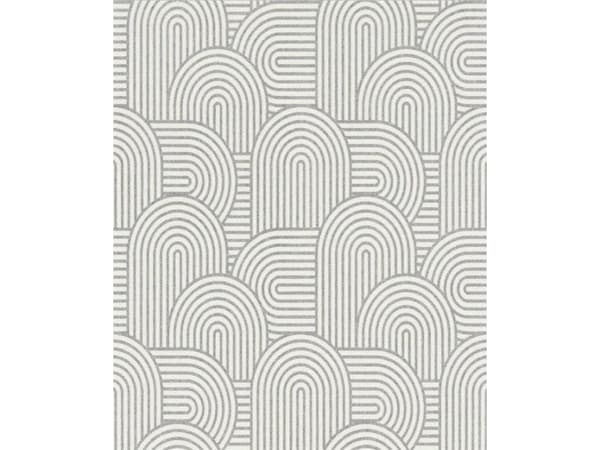 Rasch Wallpaper 634143 White Gray Geom