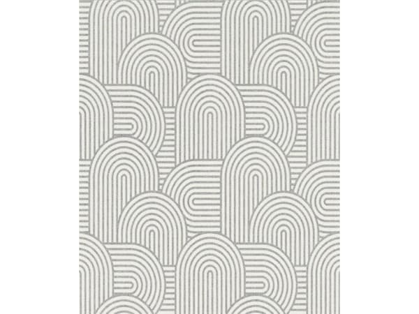 Rasch Wallpaper 634143 White Gray Geom