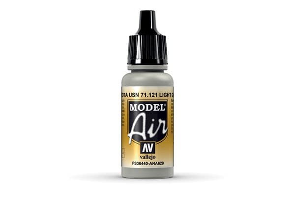 Vallejo 71.121, Harmaa, Akryylimaali, Nestemäinen, 17 ml, 1 kpl