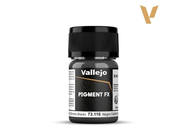 Vallejo 73.116, Karbon, 35 ml, 1 stykker, Carbon Black