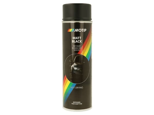 Motip Auto Akryylispray musta matta 500ml