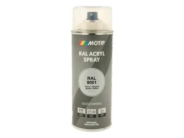 Motip Industri Ral 9001 kiiltävä 400ml