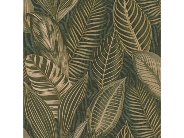 Rasch Wallpaper 751826 Green Leaves