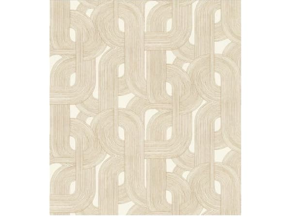 Rasch Wallpaper 868111 Gold White Geom