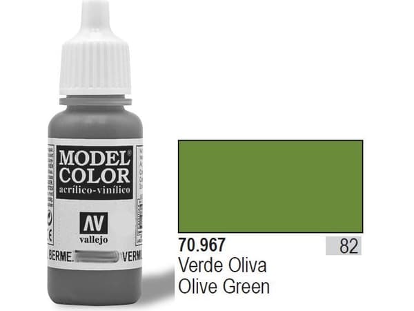 Vallejo 70.967, 17 ml, Oliven, Matte, Flaske