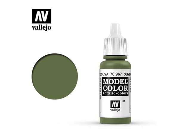 Vallejo 70.967, 17 ml, Oliven, Matte, Flaske