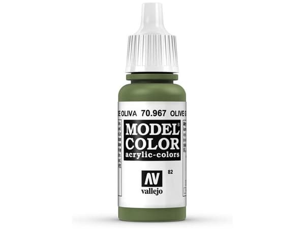 Vallejo 70.967, 17 ml, Oliven, Matte, Flaske