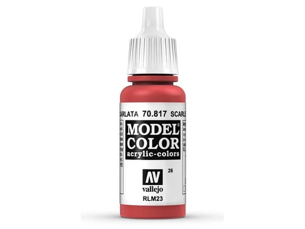 Vallejo 70.817, 17 ml, Röd, Matt, Flaska