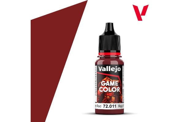Vallejo 72.011, Rød, Acryl maling, 17 ml, 1 stykker