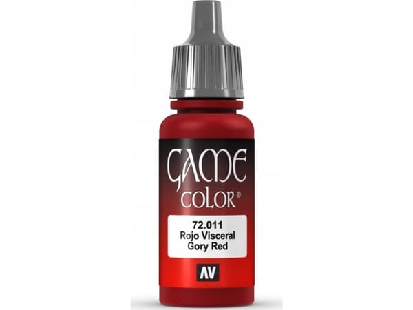 Vallejo 72.011, Rød, Acryl maling, 17 ml, 1 stykker