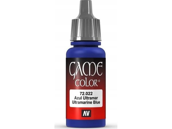 Vallejo 72.022, Ultramarine, Acryl maling, Væske, 17 ml, 1 stykker