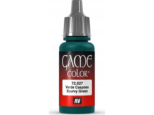 Vallejo 72.027, Grønn, Acryl maling, Væske, 17 ml, 1 stykker