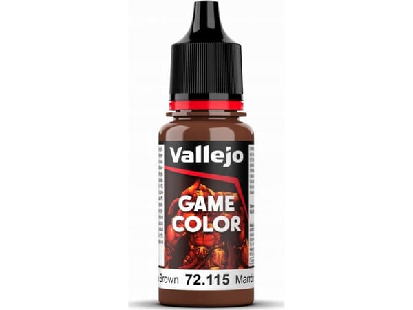 Vallejo 72.115, Brun, Akrylfärg, Vätska, 18 ml, 1 styck