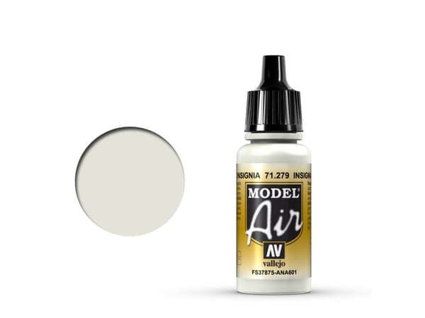 Vallejo 71.279, Vit, Akrylfärg, 17 ml, 1 styck