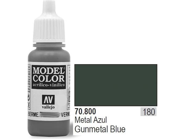 Vallejo 70.800, 17 ml, Blå, Matt, Flaska