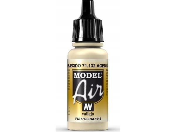 Vallejo 71.132, Valkoinen, Akryylimaali, Nestemäinen, 17 ml, 1 kpl