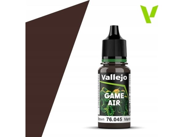 Vallejo Vallejo: 76.045 - Game Air - Charred Brown (18 ml)